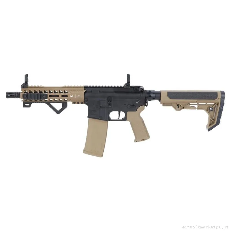 REPLICA AEG M4 SPECNA ARMS SA-E17 EDGE LIGHT OPS STOCK GEN.2 HAL2 ETU NEGRA/TAN — Rifles de Assalto (AR/M4/AK) — Airsoft Market PT