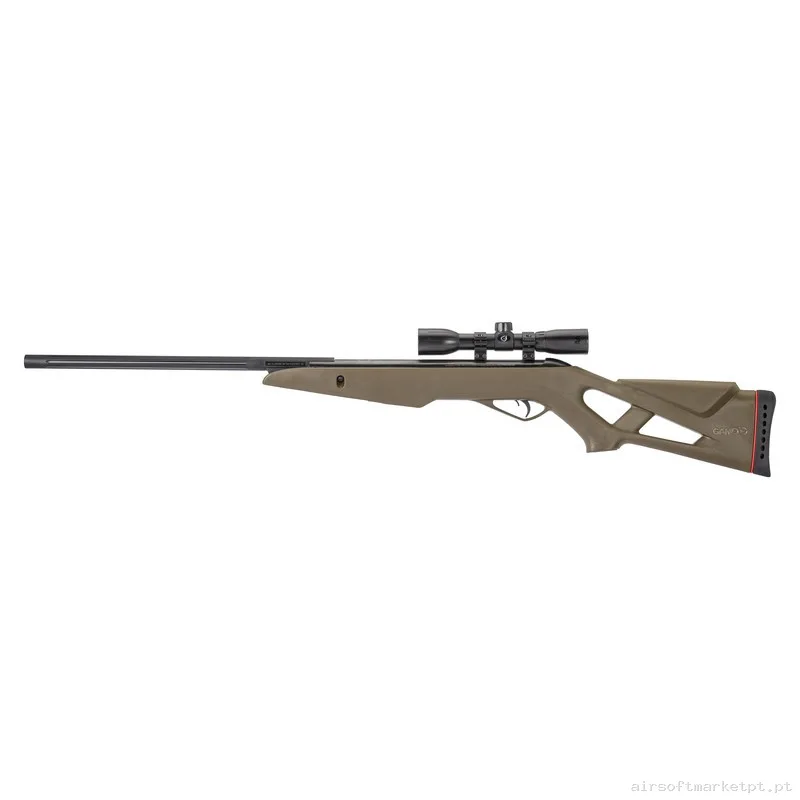 Airgun Mola 5.5mm Carabina Gamo Whisper Barricade 24j con Mira telescópica 4x32 verde — Rifles de Assalto (AR/M4/AK) — Airsoft Market PT