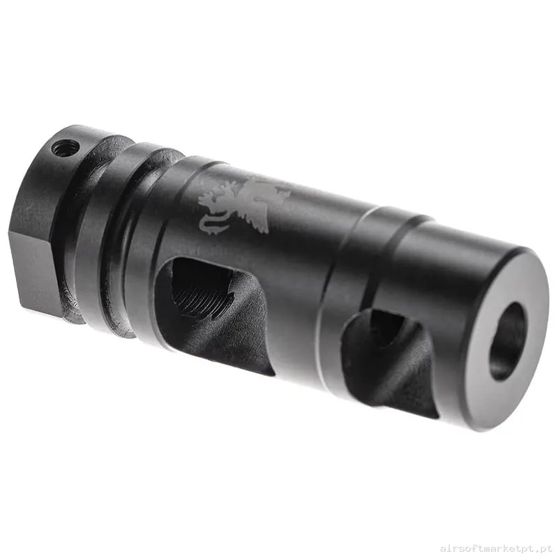 Externo Quebra-chamas PTS Griffin M4sd Muzzle Brake Ccw negra — Acessórios & Componentes — Airsoft Market PT
