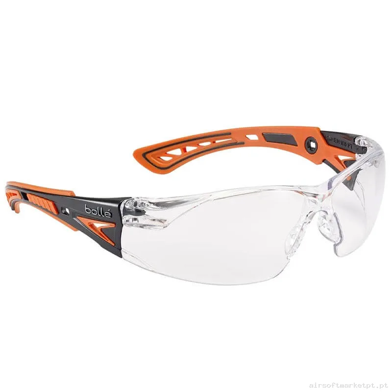 Óculos Bolle Rush+ Pc Transparentes Laranja — Proteção Ocular & Facial — Airsoft Market PT