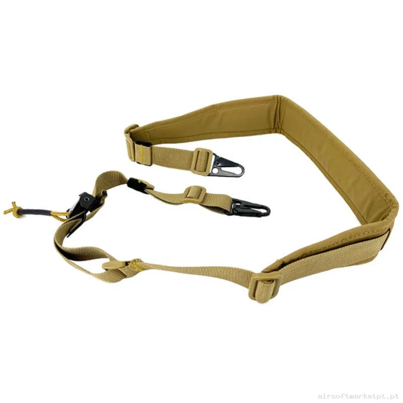 Correa Tática 2 Pontos Sixmm Sp2 Gun Sling tan — Gear Táctico — Airsoft Market PT