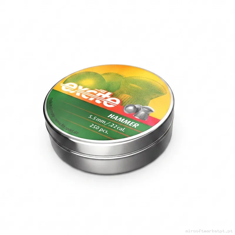 Balines H&N Excite Hammer 5,50 mm 250 Uds 0,95 G — Munição (BBs) — Airsoft Market PT