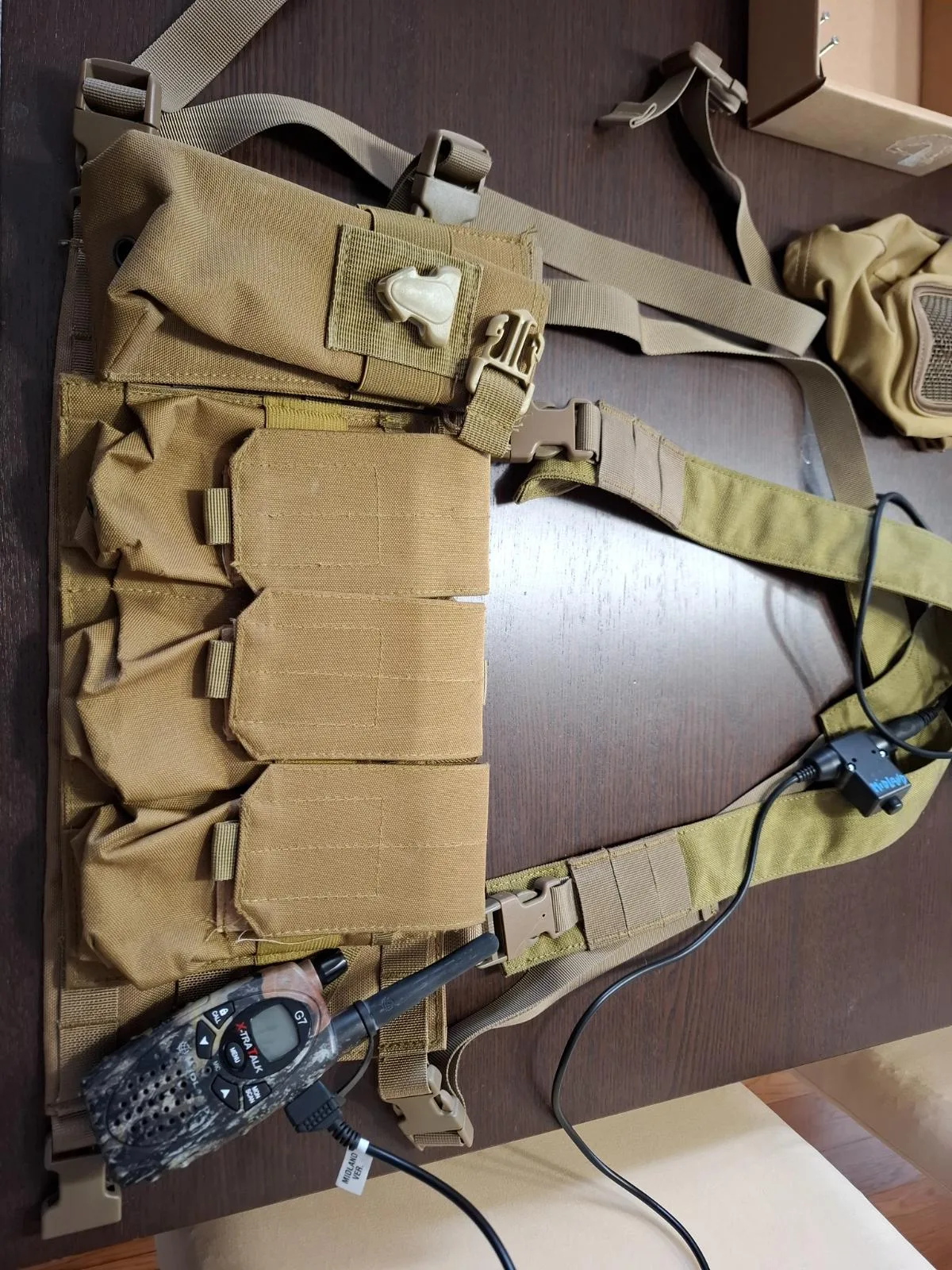 Conjunto de chest rig e comms — Coletes & Rigs — Airsoft Market PT (foto 6)