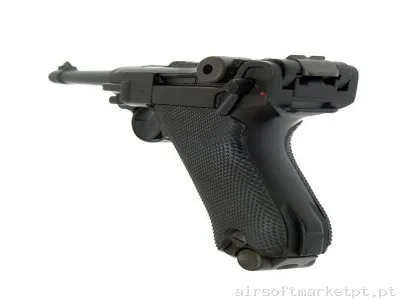 P08 Luger P001 WE Preto — Pistolas — Airsoft Market PT (foto 4)