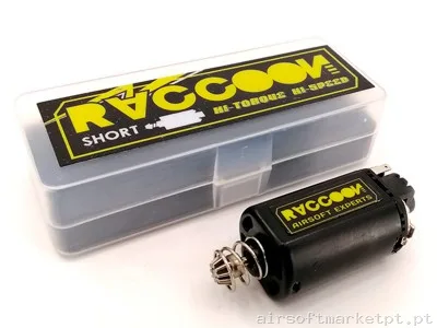 Motor High Performance Short Axis Raccoon — Peças Internas (AEG) — Airsoft Market PT (foto 2)
