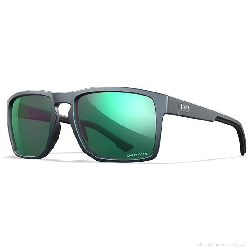 Óculos Wiley X Founder Captivate Verde Polarizado Grises — Proteção Ocular & Facial — Airsoft Market PT