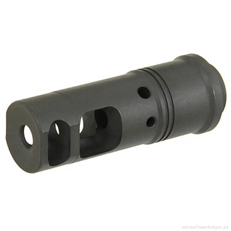 Externo Quebra-chamas Cyma Muzzle Brake M4/M16 negra — Acessórios & Componentes — Airsoft Market PT