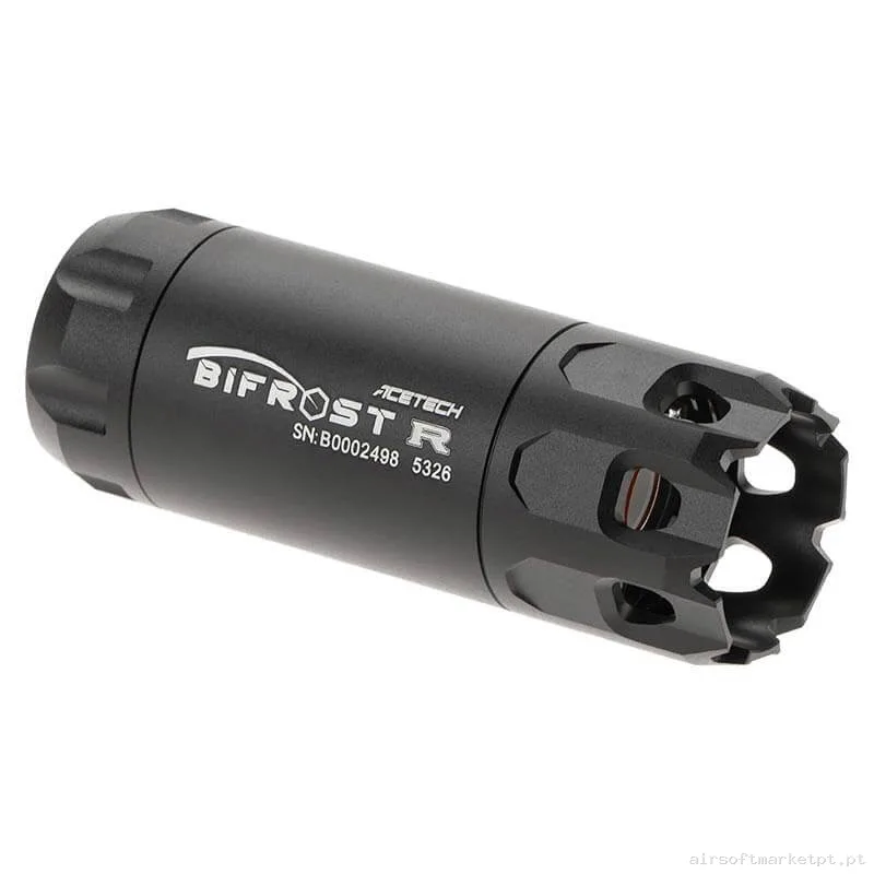 Externo Supressor Trazador Acetech Bifrost R preto — Acessórios & Componentes — Airsoft Market PT