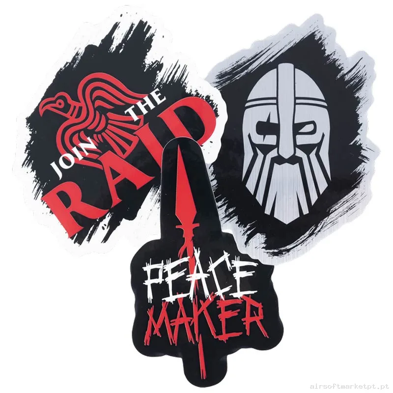 Conjunto de Adesivos Ragnar Mk3 Sticker Set 3u — Acessórios & Componentes — Airsoft Market PT