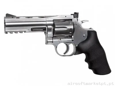 Revólver Dan Wesson 715 4'' Silver ASG — Pistolas — Airsoft Market PT