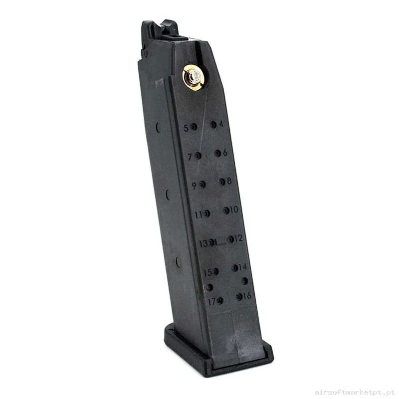 Cargador De Gas Pistola We Glock 17/18 24 Bbs — Carregadores / Magazines — Airsoft Market PT (foto 2)