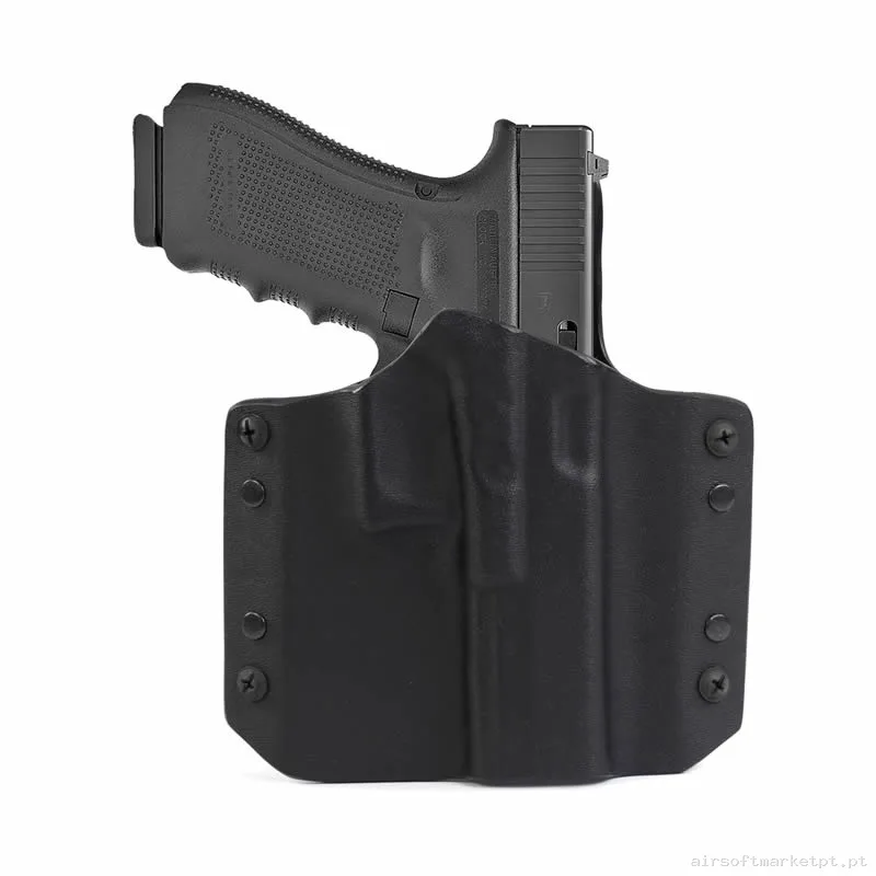 Pistolera Rígida Glock 17/19 Warrior Assault Ares Kydex Holster negra — Coletes & Rigs — Airsoft Market PT