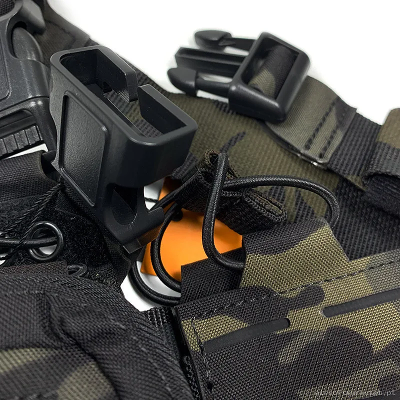 Chaleco Chest Rig Conquer Titan multicam black — Coletes & Rigs — Airsoft Market PT (foto 3)