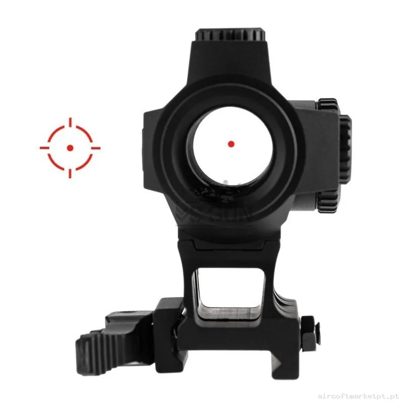 Red Dot Maverick-ii Plus 1X22 Dbr Vector Optics Negro Doble Reticula — Miras & Ópticas — Airsoft Market PT (foto 2)