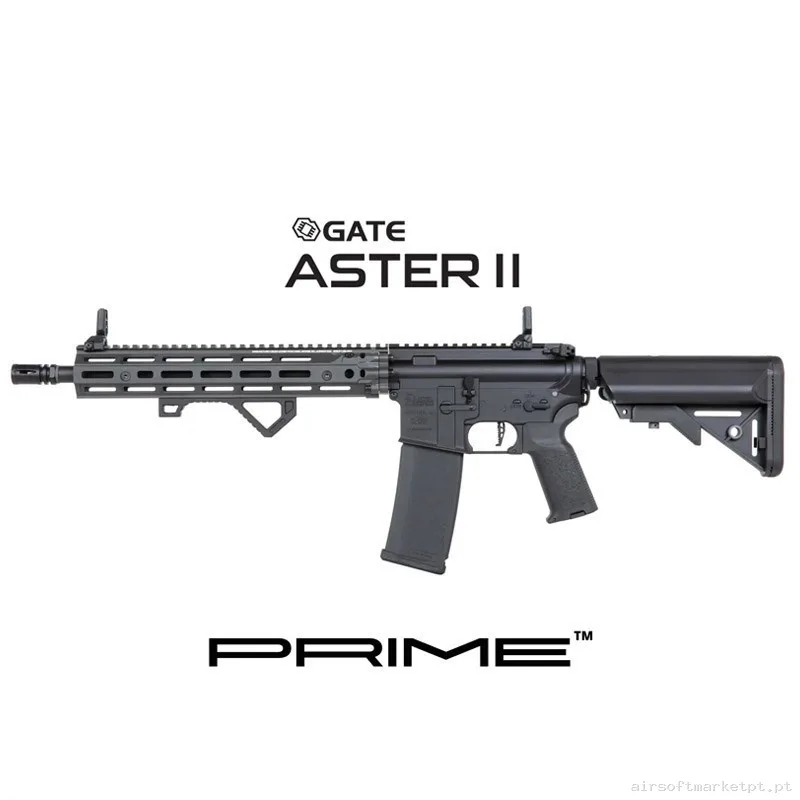 RÉPLICA AEG RIS III 12,5" DANIEL DEFENSE SA-P28 PRIME ASTER II SPECNA ARMS brushless NEGRA/GRIS — Rifles de Assalto (AR/M4/AK) — Airsoft Market PT