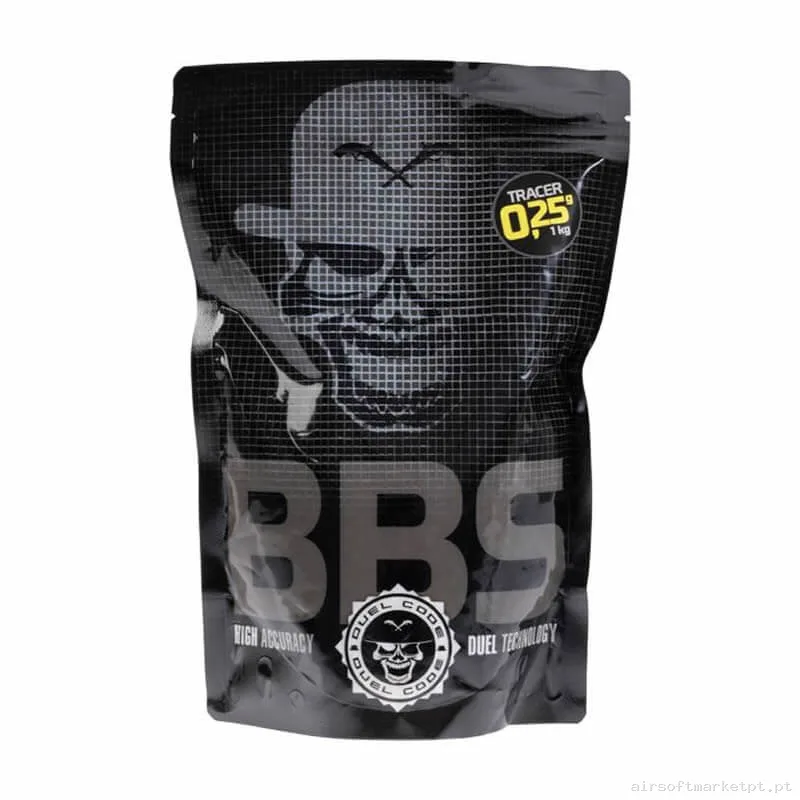 BBs 0.25g Trazadoras Duel Code 1kg Amarillas — Munição (BBs) — Airsoft Market PT