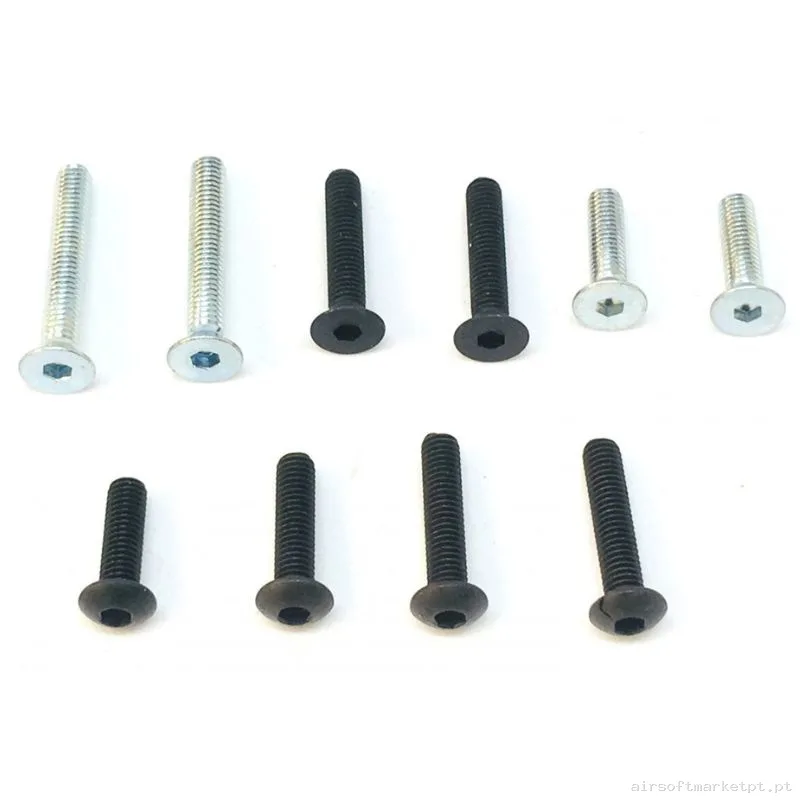 Interno Tornillo Set Epes Gearbox Ver.3 AEG (Hexagonal) — Peças Internas (AEG) — Airsoft Market PT