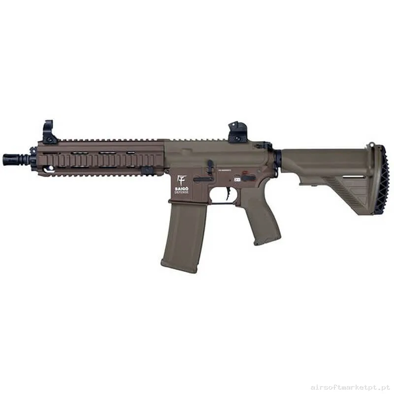 Réplica AEG M4 Saigo Shogun Aster Mk1 tan/Bronze — Rifles de Assalto (AR/M4/AK) — Airsoft Market PT