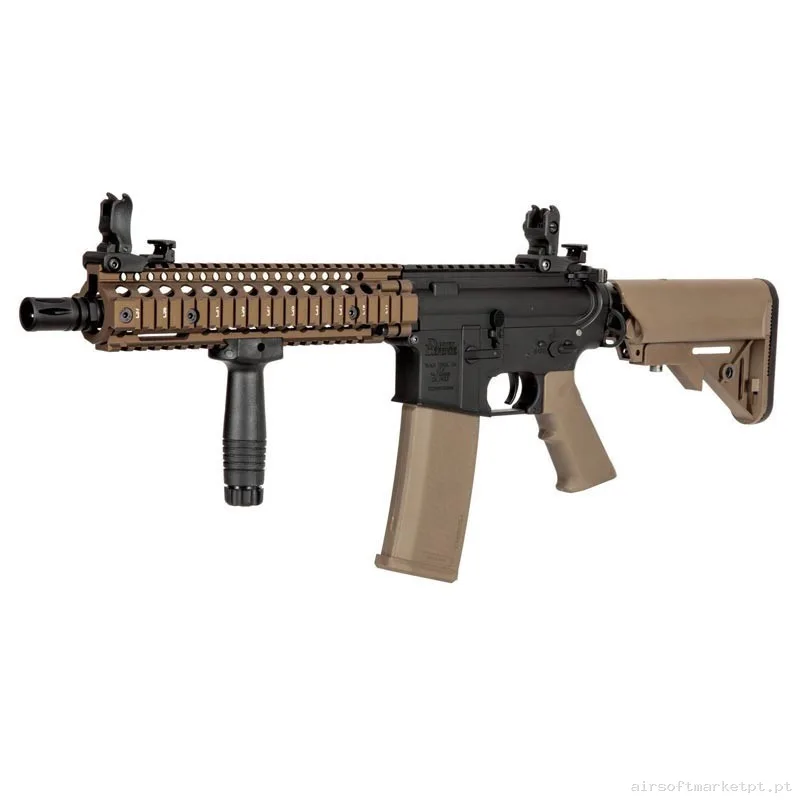 Fusil Specna Arms MK18 HAL2 Bluetooth Daniel Defense SA-E19 edge Tan - Upgradeada — Rifles de Assalto (AR/M4/AK) — Airsoft Market PT (foto 2)