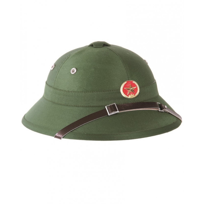 Capacete Vietcong Pith com Insignias — Capacetes — Airsoft Market PT