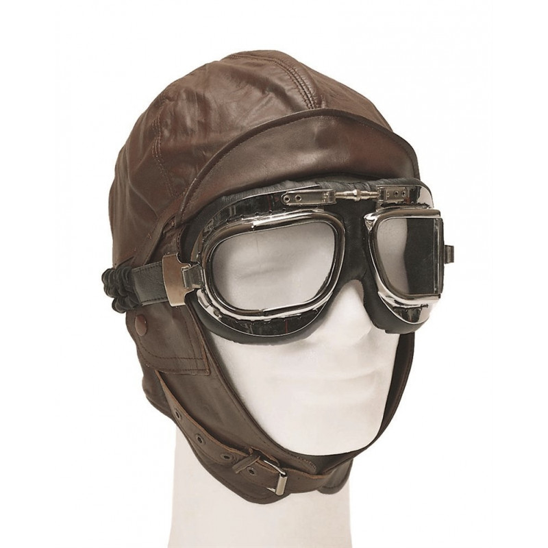 Capacete de Aviação Castanho — Capacetes — Airsoft Market PT