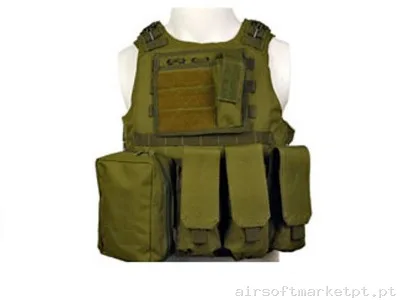 Colete Tatico Molle USMC OD — Vestuário (Fardas) — Airsoft Market PT