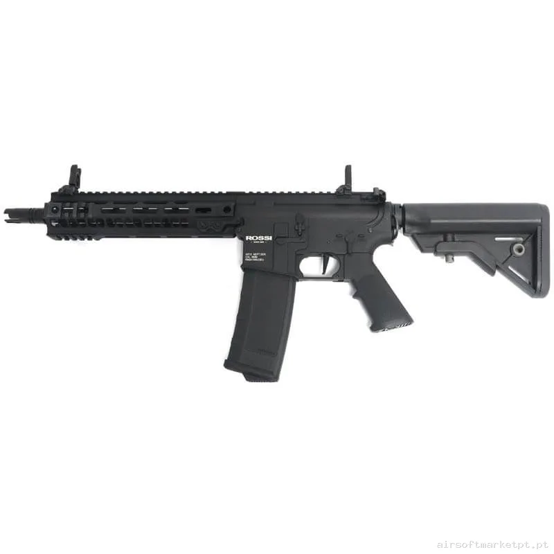 Réplica airsoft AEG M4 Rossi Neptune Seal Full Black — Rifles de Assalto (AR/M4/AK) — Airsoft Market PT