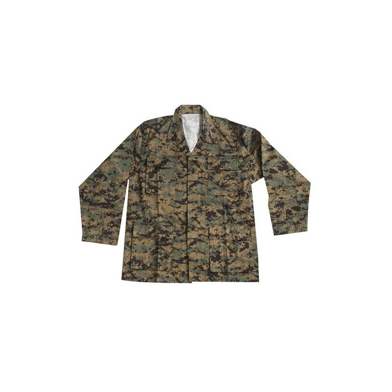 Casaco BDU Woodland Digital US [Miltec] — Vestuário (Fardas) — Airsoft Market PT