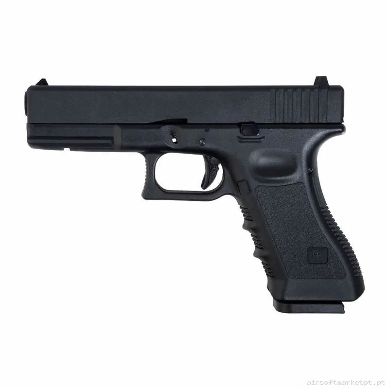 Rélica GBB Pistola G17 Saigo Mk1 negra (Kj Works) — Pistolas — Airsoft Market PT
