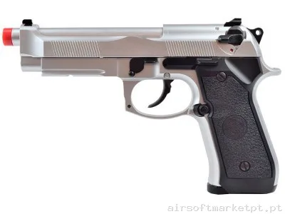 Beretta M92 HFC Prata — Pistolas — Airsoft Market PT