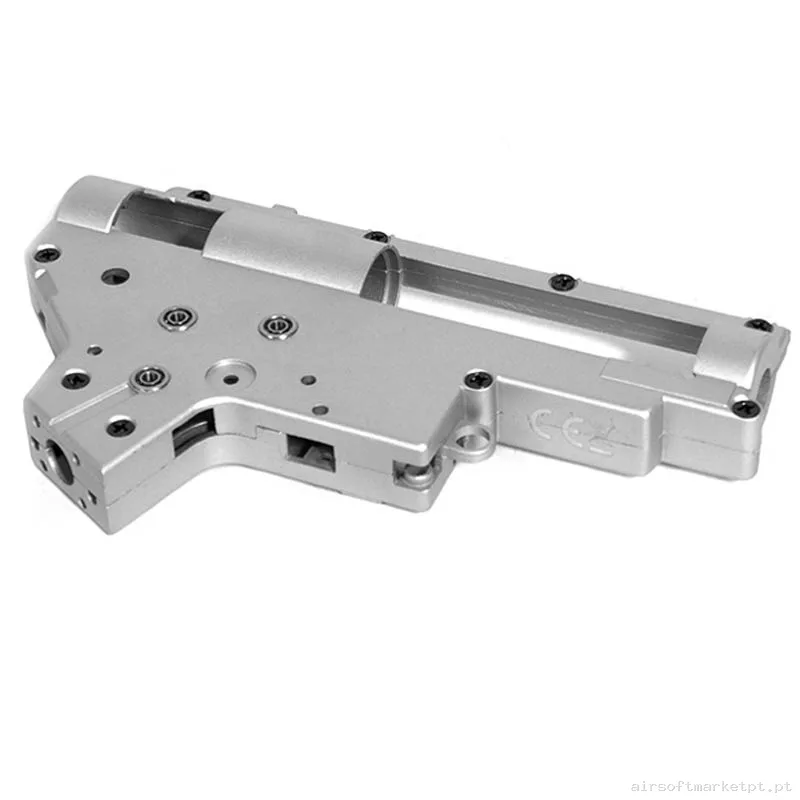 Interno Gearbox Carcasa Ver.2 Evolution 8mm Gear Box Assembly — Peças Internas (AEG) — Airsoft Market PT