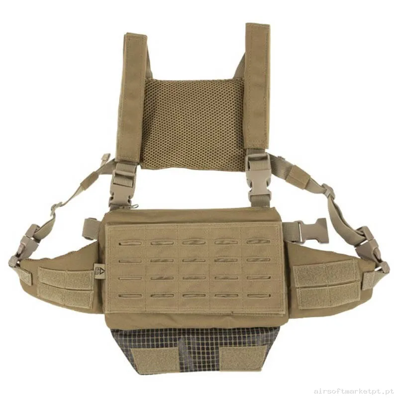 Colete Chest Rig Delta Tactics Speedsoft V1 coyote — Coletes & Rigs — Airsoft Market PT