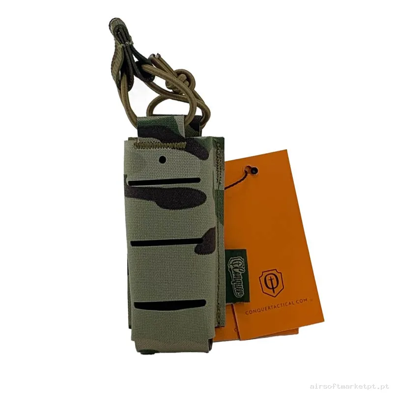 Pouch Magazine Pouch Pistola Conquer Lp Láser Cut Estilo multicam — Carregadores / Magazines — Airsoft Market PT