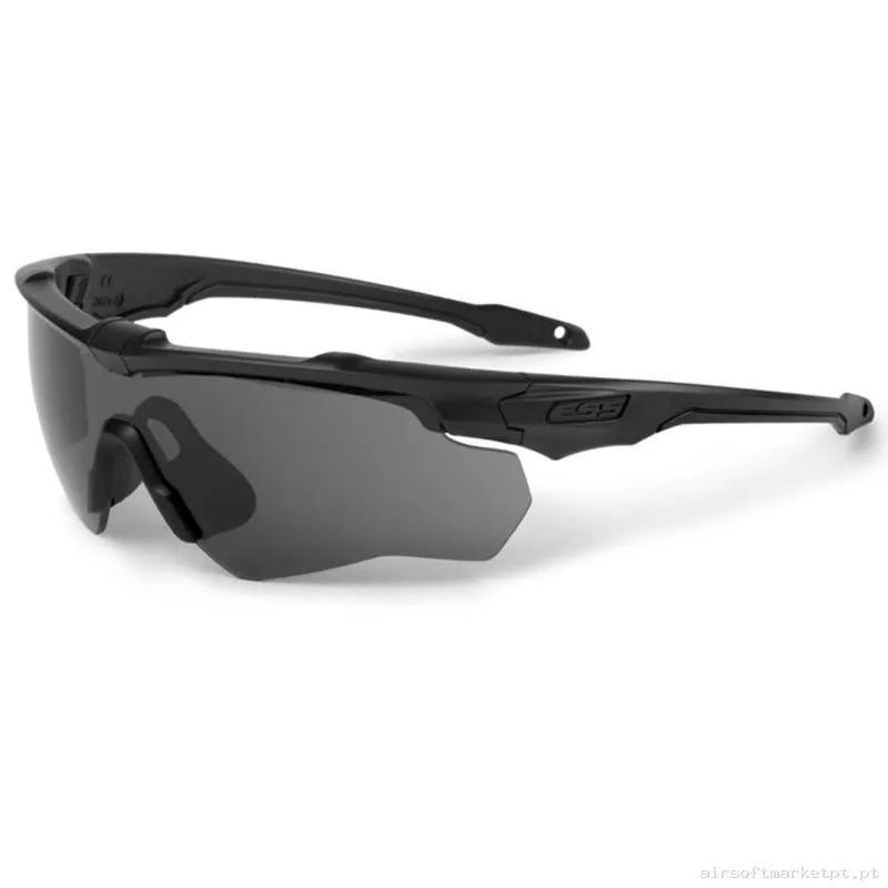 Óculos Ess Crossblade One Pc Fumê Pretos — Proteção Ocular & Facial — Airsoft Market PT