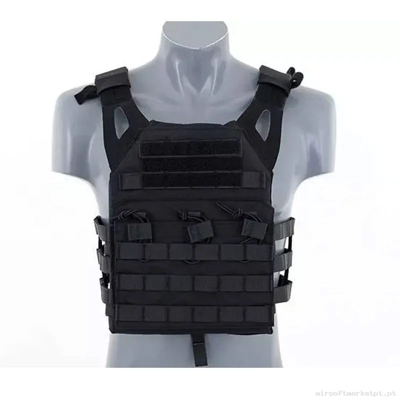 CHALECO JPC PORTA PLACAS EMERSON NEGRO — Coletes & Rigs — Airsoft Market PT