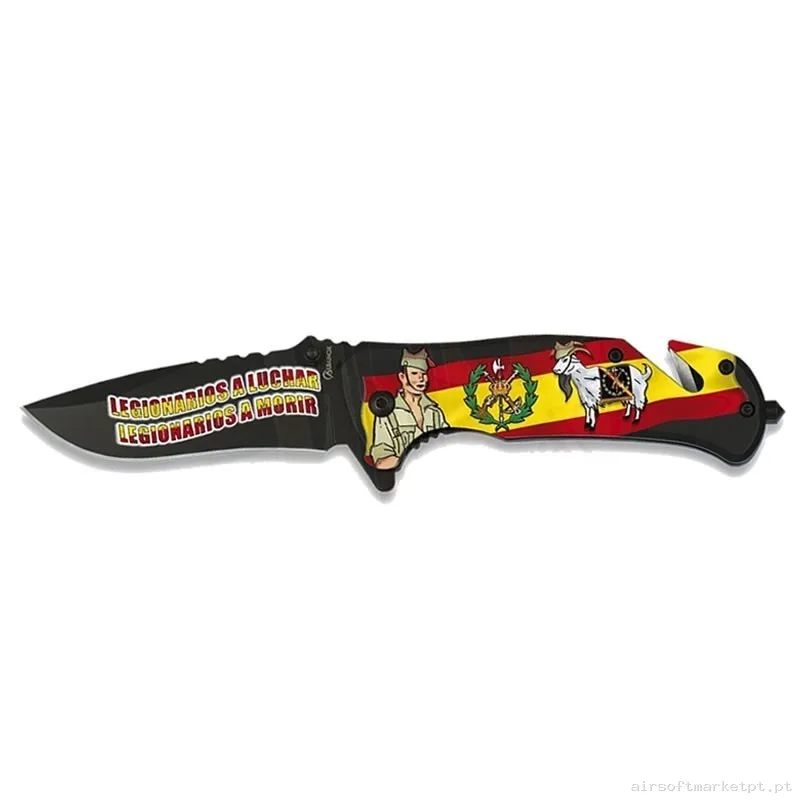 NAVAJA ALBAINOX ASISTIDA 8.2CM LEGION — Ferramentas — Airsoft Market PT