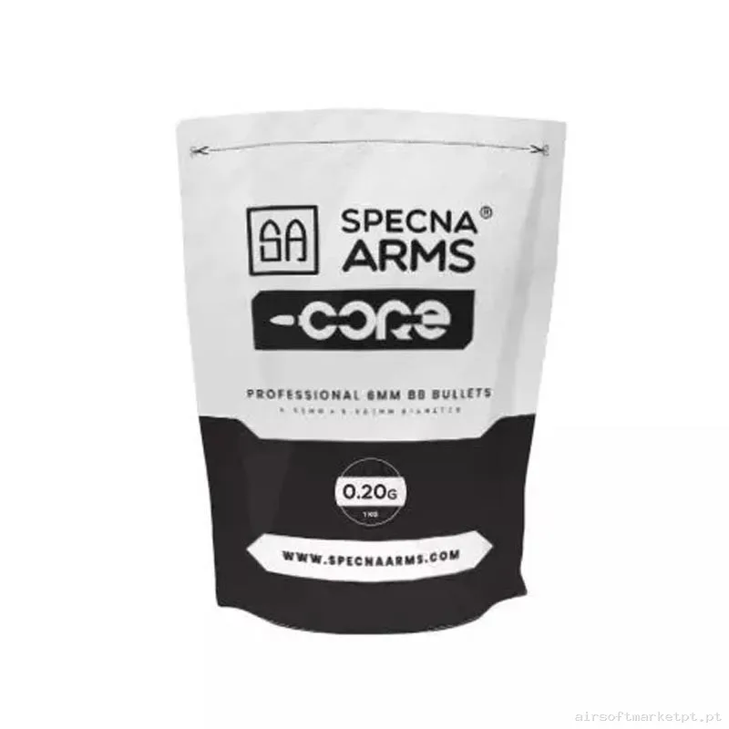 Bolas Specna Arms Core 0.20g No Bio 1kg Blanca — Munição (BBs) — Airsoft Market PT