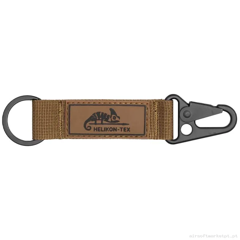 Chaveiro com Mosquetão Helikon-Tex Logo Snap Hook Chaveiro coyote — Outros — Airsoft Market PT