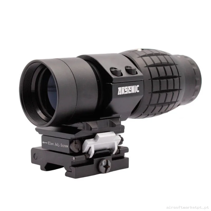 Magnificador 3X30 AS8212 Arsenic negro — Miras & Ópticas — Airsoft Market PT