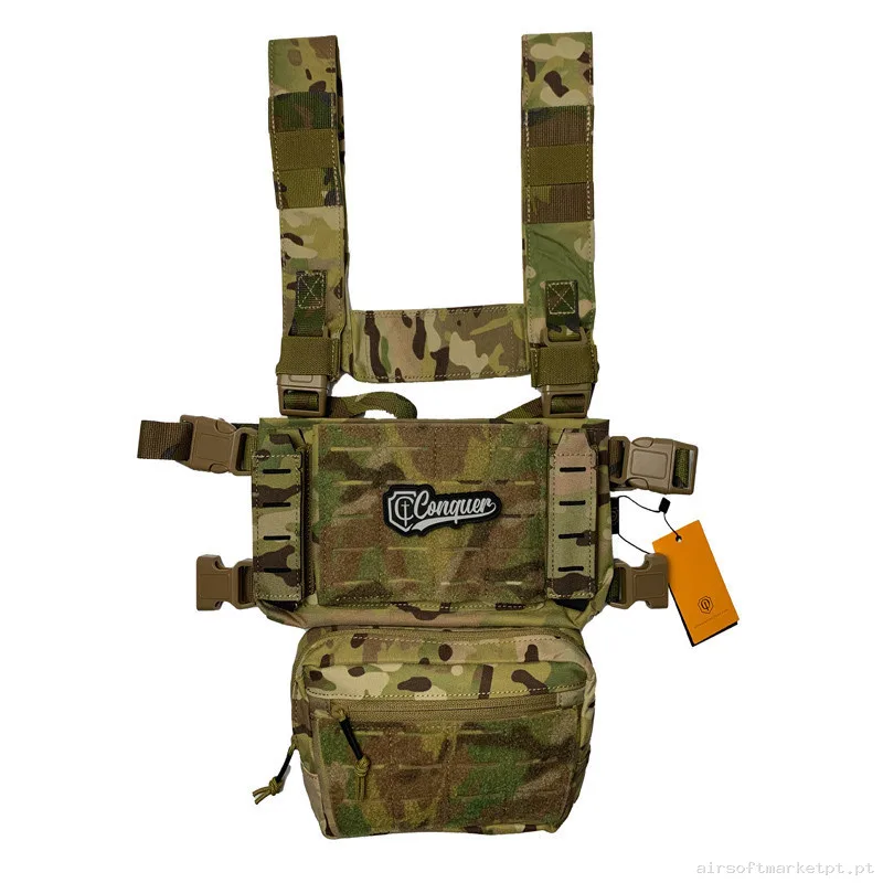 Chest Rig Conquer Core Multicam — Coletes & Rigs — Airsoft Market PT