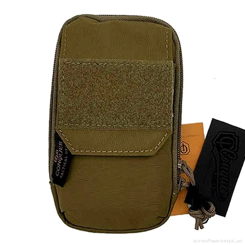 Pouch Conquer DC Coyote — Coletes & Rigs — Airsoft Market PT