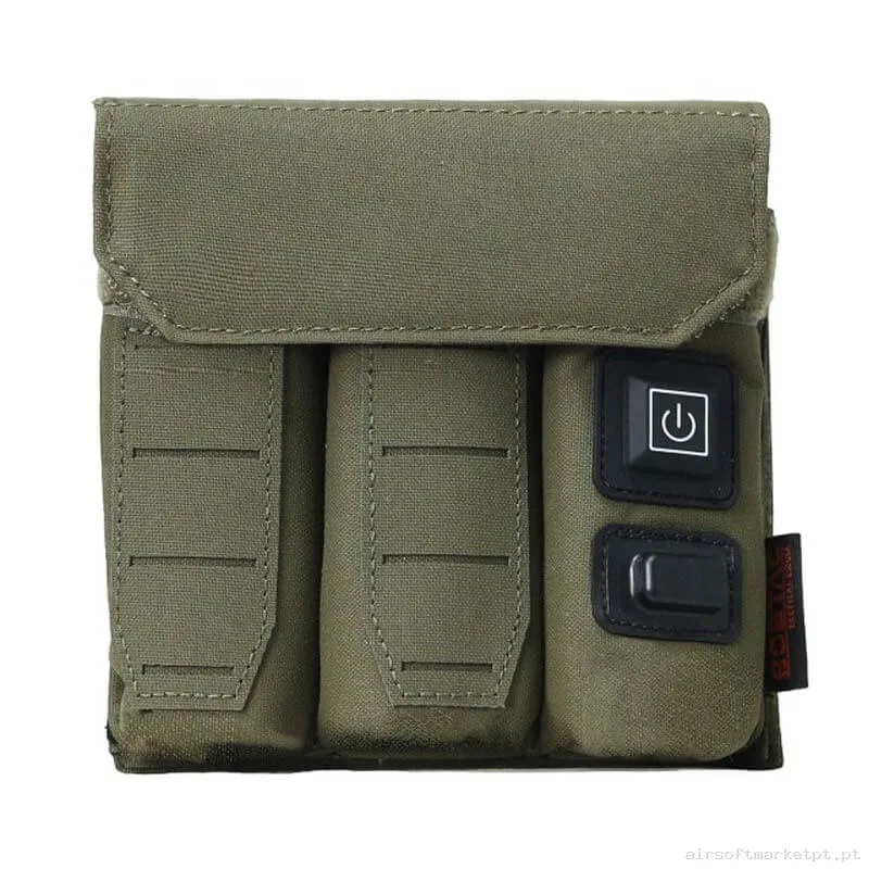 Pouch Magazine Pouch Triplo Pistola Soetac com Sistema Calentador Ranger Green — Carregadores / Magazines — Airsoft Market PT