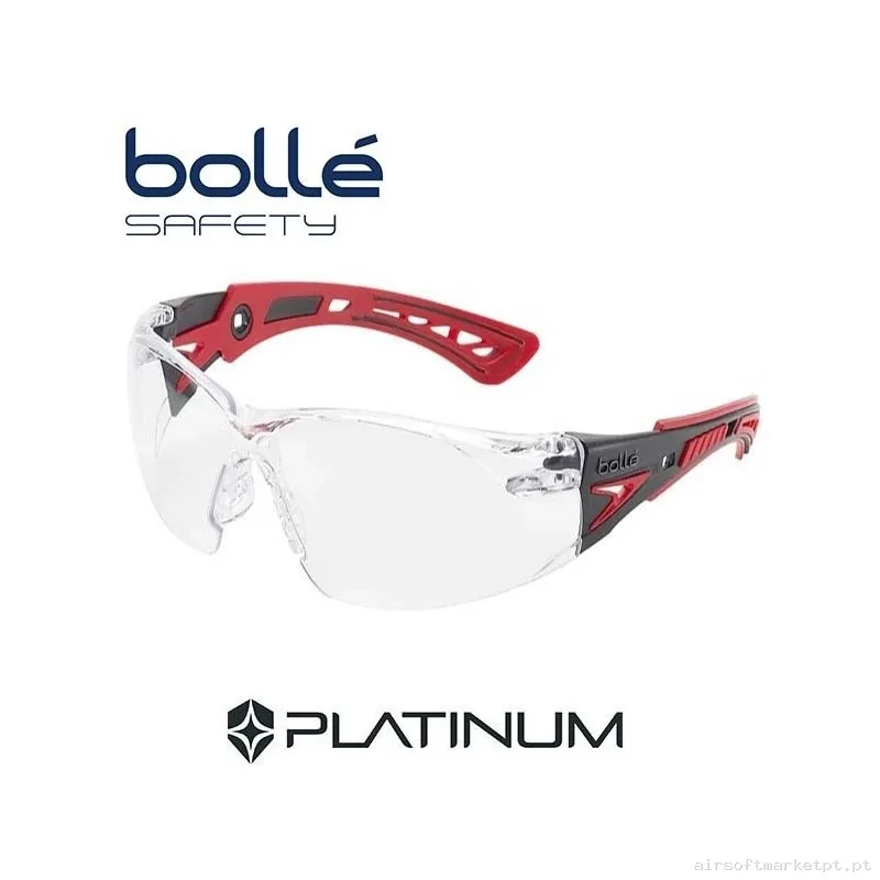 Gafas Bollé RUSH+ transparentes Antivaho — Proteção Ocular & Facial — Airsoft Market PT
