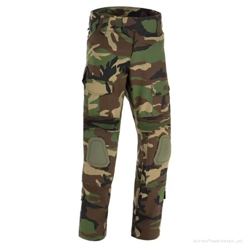 Calças de Combate Invader Gear Predator Woodland — Vestuário (Fardas) — Airsoft Market PT