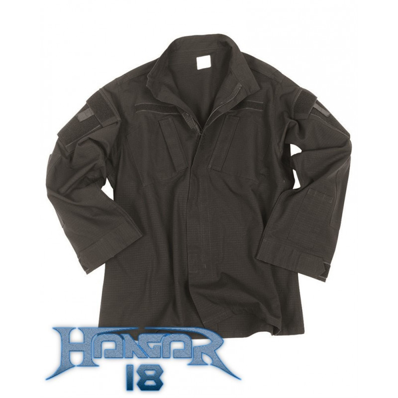 Casaco ACU Preto Ripstop — Vestuário (Fardas) — Airsoft Market PT