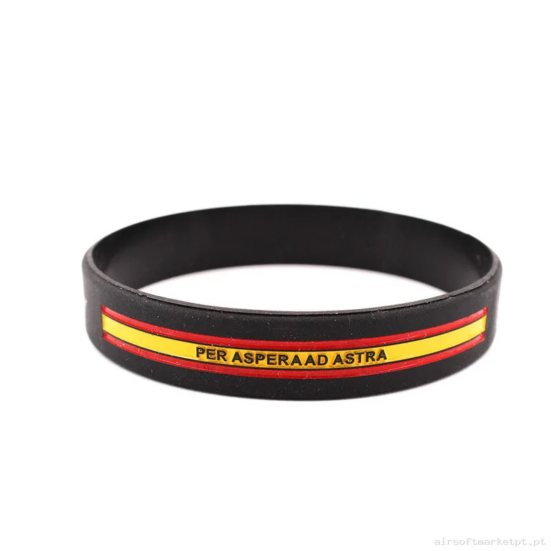 Pulsera Ejército del Aire España PVC Negra Inmortal Warrior — Outros — Airsoft Market PT (foto 2)