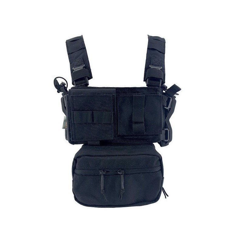 Mini Chest Rig Preto [Conquer] — Coletes & Rigs — Airsoft Market PT