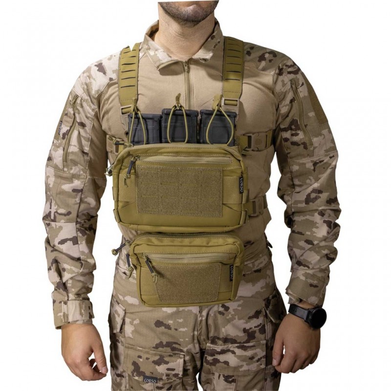 Chest Rig Flint MK1 da Corso | Equipamento Tático de Alta Qualidade — Coletes & Rigs — Airsoft Market PT
