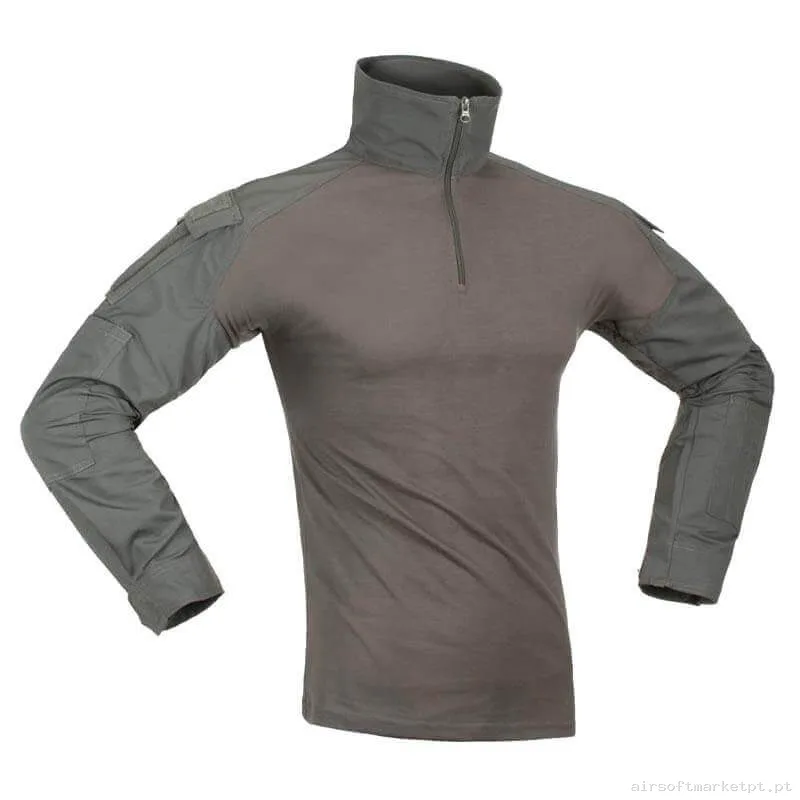 Camiseta de Combate Invader Gear Cinza Lobo — Vestuário (Fardas) — Airsoft Market PT