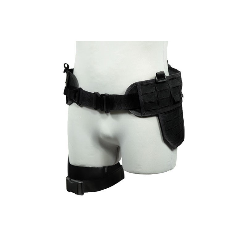 Cinturão Tático Laser Cut Drop-Leg Preto [Primal Gear] — Vestuário (Fardas) — Airsoft Market PT